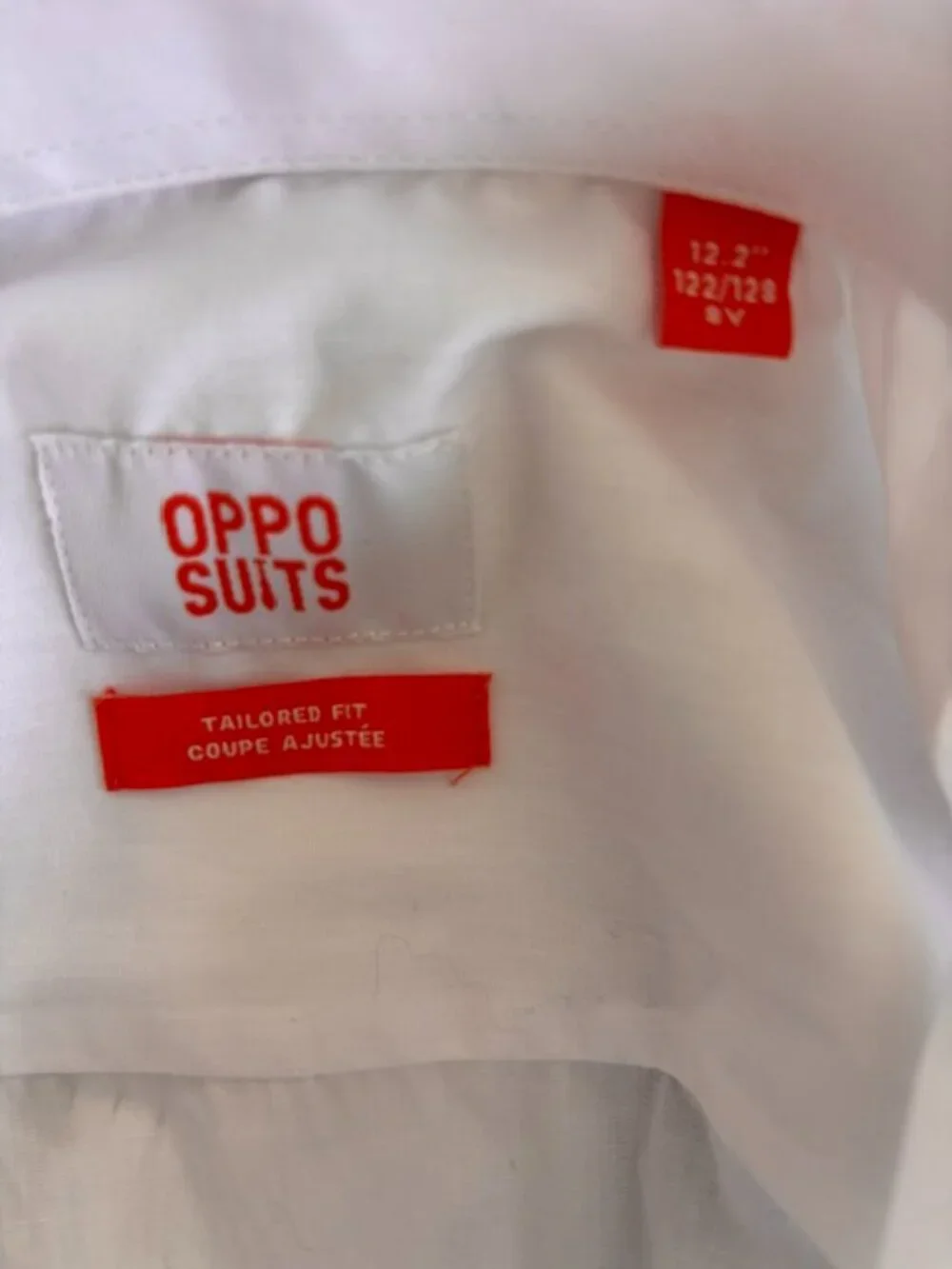 LIKE NEW: Opposuits Boys White Knight Dress Shirt: Boys Size 8Y